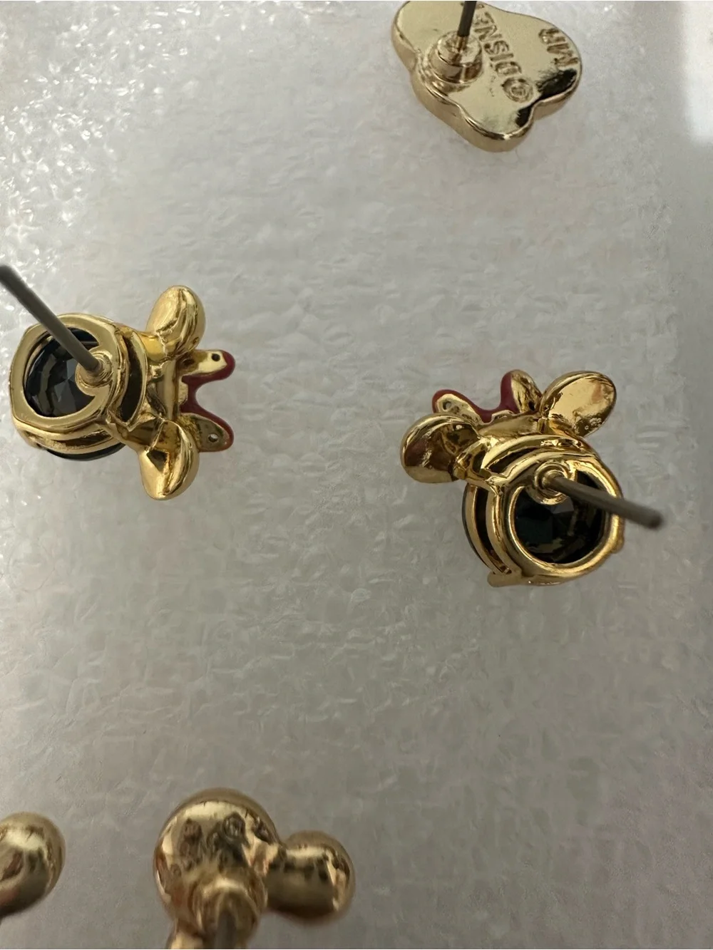 Kids Minnie Mouse Style Earring Set - Silver, Gold, Black, Blue, Pink